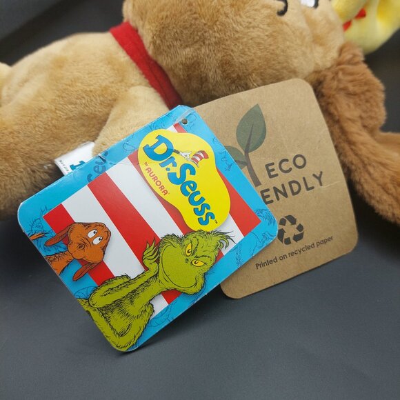 NWT 2022 Dr Seuss 12" How The Grinch Stole Christmas MAX Dog Plush Toy Aurora - Picture 3 of 6